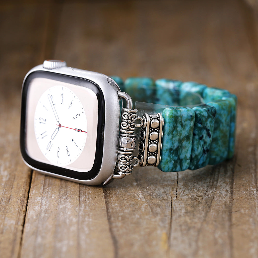 Handmade Turquoise Bead Apple Watch Band