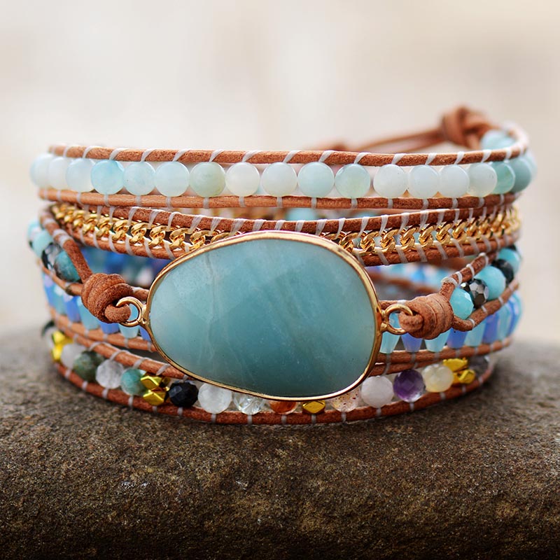 leather wrap bracelet | Musegem