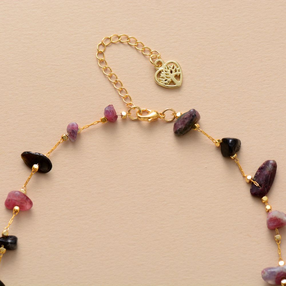 Tourmaline Golden Necklaces