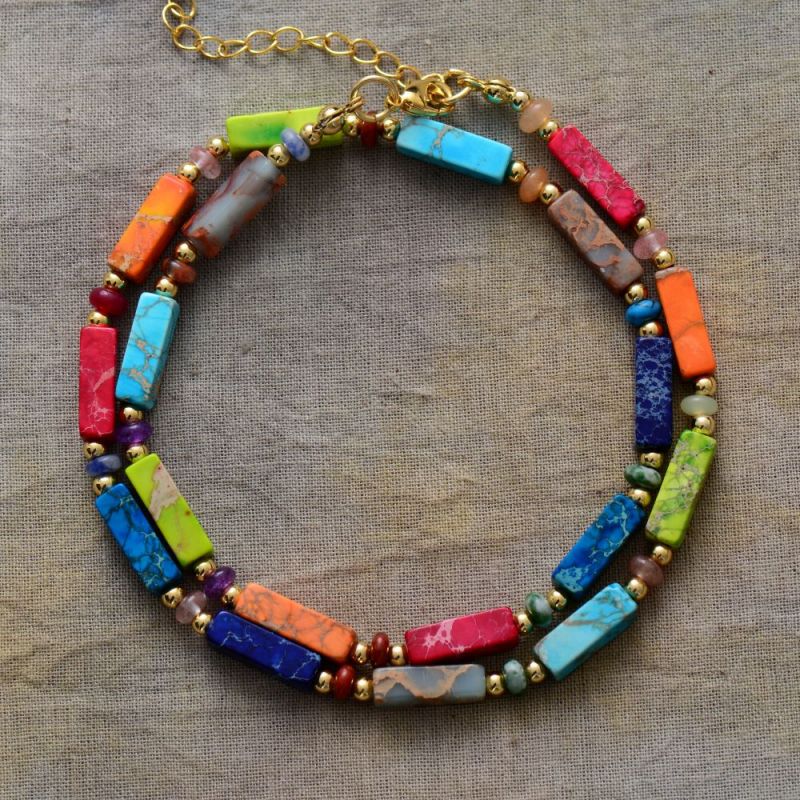 Christmas gift rainbow choker