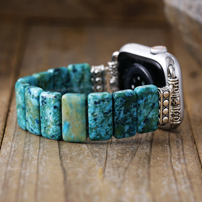 Handmade Turquoise Bead Apple Watch Band